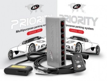 AL Priority - Víceúčelový parkovací systém (balení / krabice) - světová jednička se 100% účinností, homologací pro montáž do vozu a diskrétní instalací.